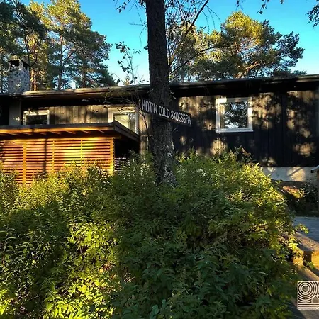 Summer Nesodden Sauna, Ice Bath Tub, Outdoor Bar, Gap Hut Сasa de vacaciones *